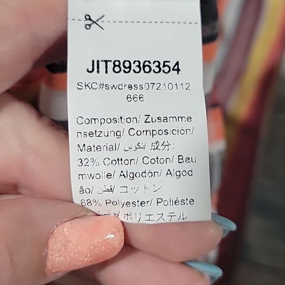 SHEIN Striped Jumper Dress size Large - Picture 4 of 4